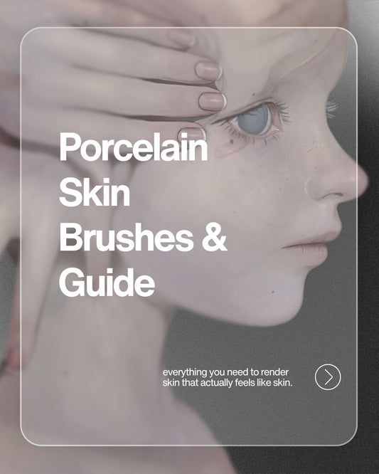 Porcelain Skin Brushes & Guide